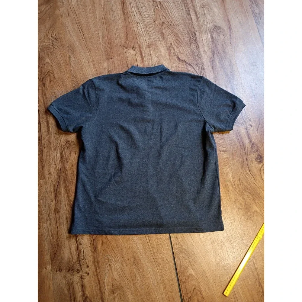 Banana Republic Pique Polo XL Charcoal